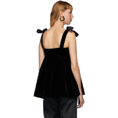 Shop Cecilie Bahnsen Ssense Exclusive Black Celina Tank Top