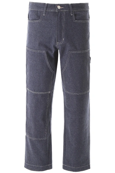 Shop Alyx Cargo Pants In Blue