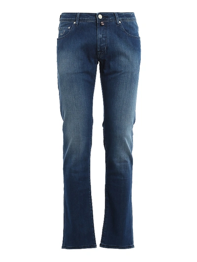 Shop Jacob Cohen Style 622 Denim Jeans In Medium Wash