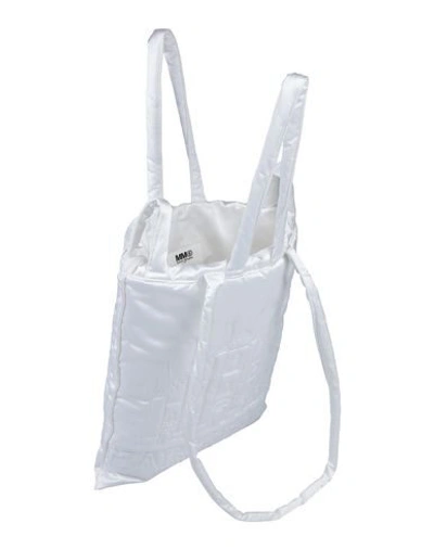 Shop Mm6 Maison Margiela Handbags In White