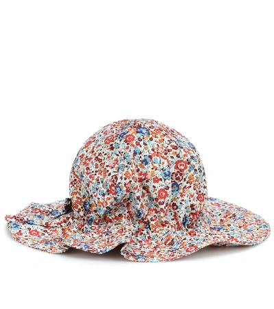 Shop Caramel Baby Chiswick Cotton Hat In Multicoloured
