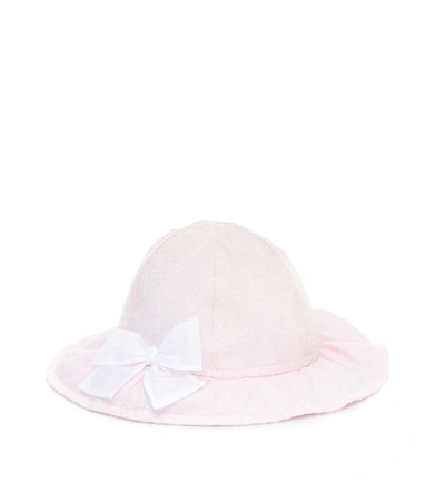 Shop Il Gufo Baby Cotton Bucket Hat In Pink