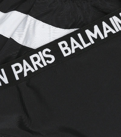 Shop Balmain Logo Bikini In Black