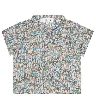 Shop Bonpoint Baby Nicolas Liberty Cotton Shirt In Multicoloured