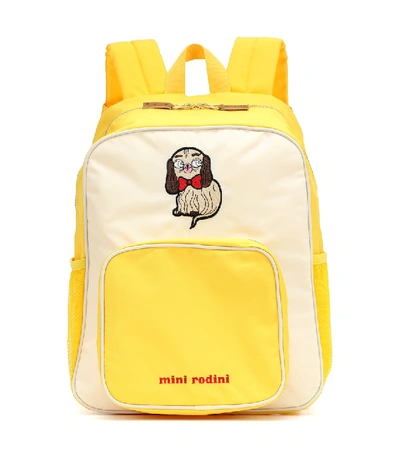 Shop Mini Rodini Mini Baby Backpack In Yellow