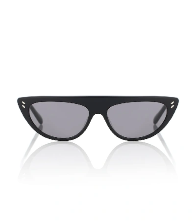 Shop Stella Mccartney Acetate Sunglasses In Black