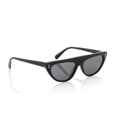 Shop Stella Mccartney Acetate Sunglasses In Black