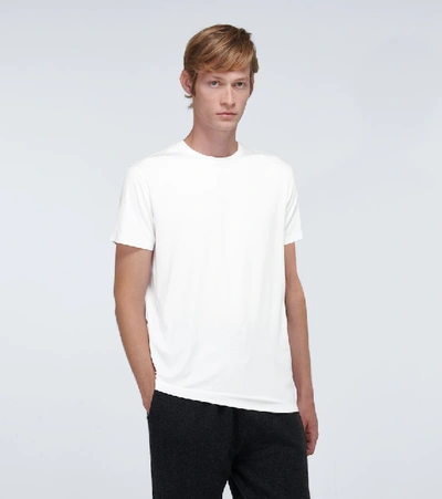 Shop Derek Rose Short-sleeved Jersey T-shirt In White