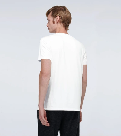 Shop Derek Rose Short-sleeved Jersey T-shirt In White