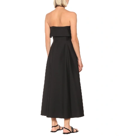 Shop The Row Dario Wool And Mohair Gown In Black