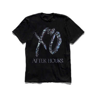 Pre-owned The Weeknd  Xo Logo After Hours Trip Tee Black