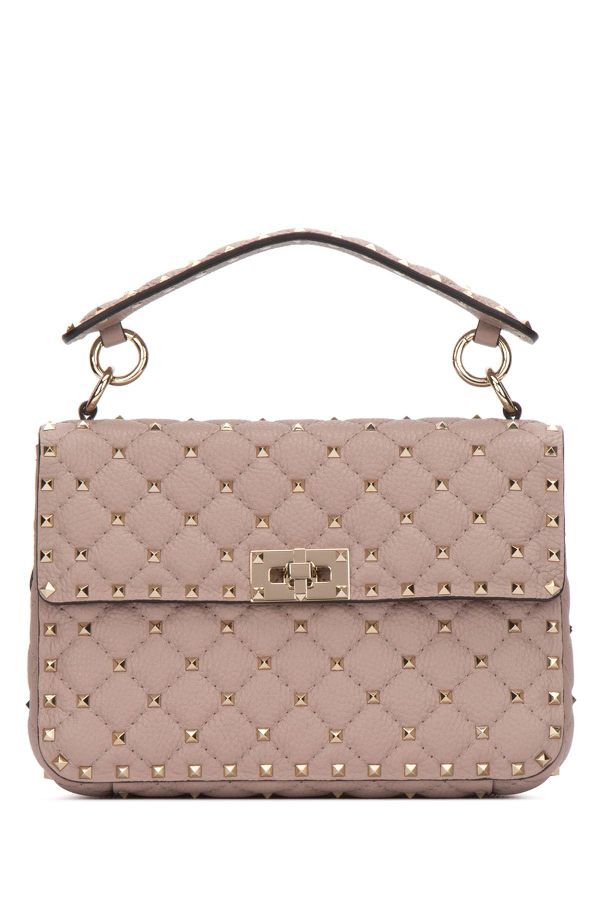 Valentino Garavani Rockstud Shoulder Bag In Pink ModeSens