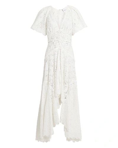 Shop Acler Cookes Lace High-low Dress In White