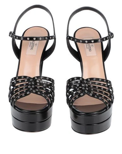 Valentino Sandals In Black