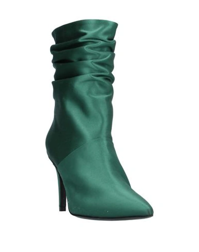 Shop Atos Lombardini Ankle Boots In Emerald Green