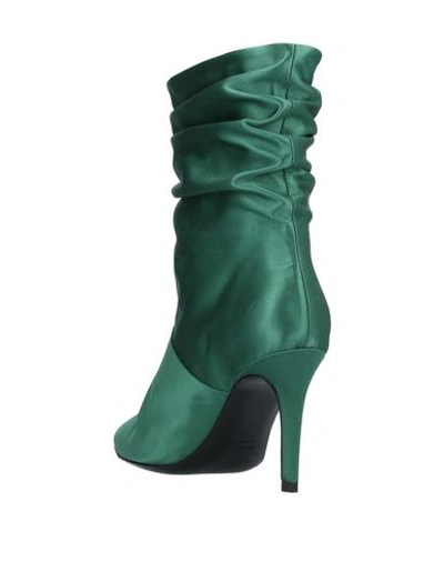 Shop Atos Lombardini Ankle Boots In Emerald Green