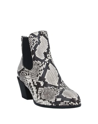 Hogan Ankle Boots In White