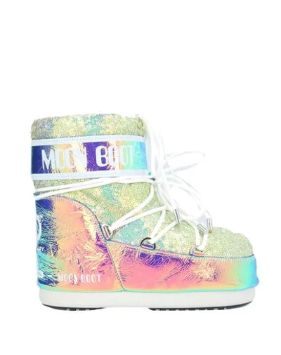 Shop Moon Boot Knee Boots In Acid Green