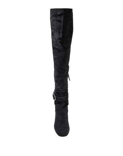 Chloé Knee Boots In Steel Grey