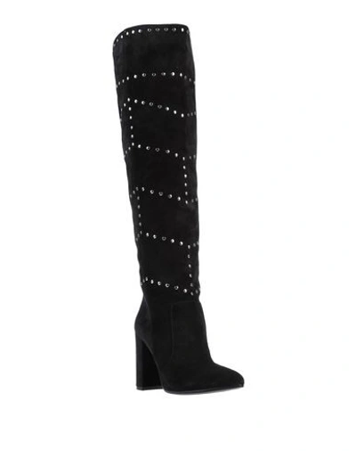 Shop Via Roma 15 Knee Boots In Black