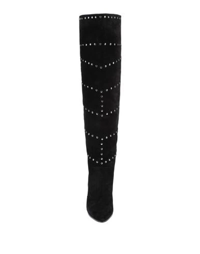 Shop Via Roma 15 Knee Boots In Black