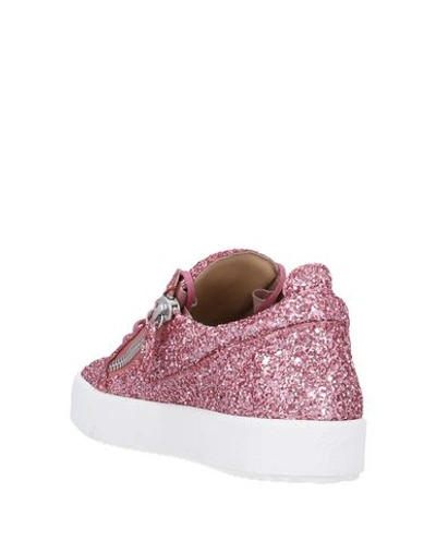 Shop Giuseppe Zanotti Sneakers In Pink