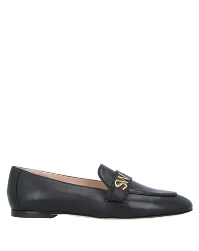 Shop Stuart Weitzman Loafers In Black