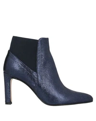 Shop Cheville Ankle Boot In Dark Blue