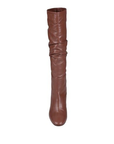 Shop L'autre Chose L' Autre Chose Woman Boot Tan Size 7 Soft Leather In Brown