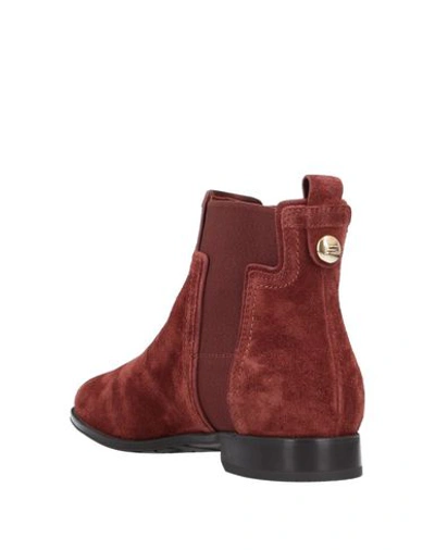 Tod's Ankle Boots In Rust