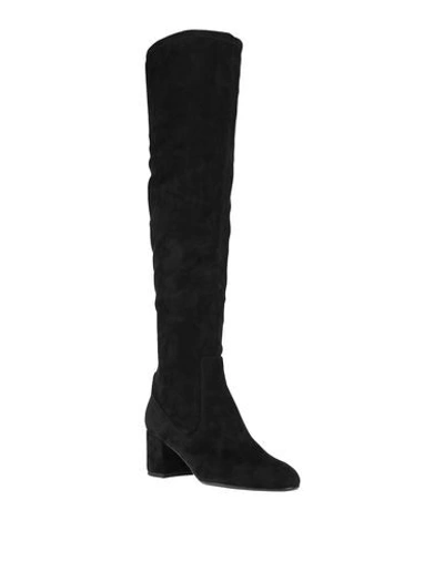 Shop Anna F. Knee Boots In Black