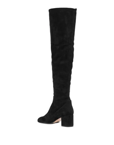 Shop Anna F. Knee Boots In Black
