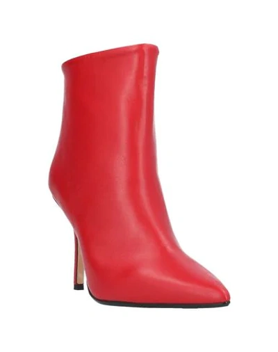 Shop Anna F. Ankle Boot In Red