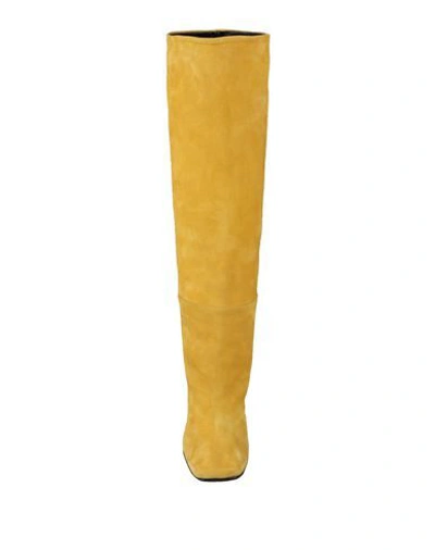 Shop Anna F. Boots In Yellow