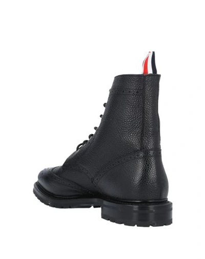 Thom Browne Ankle Boots In Black