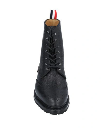Thom Browne Ankle Boots In Black