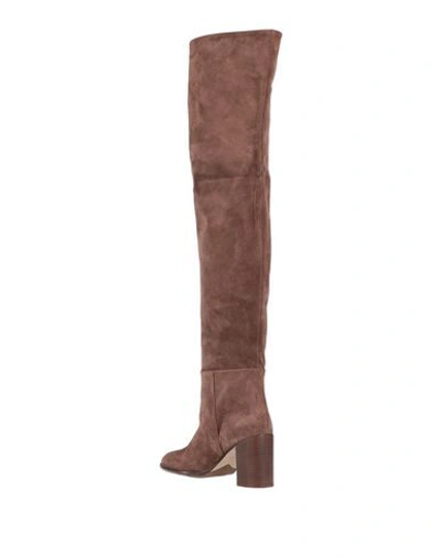 Shop Anna F. Knee Boots In Brown
