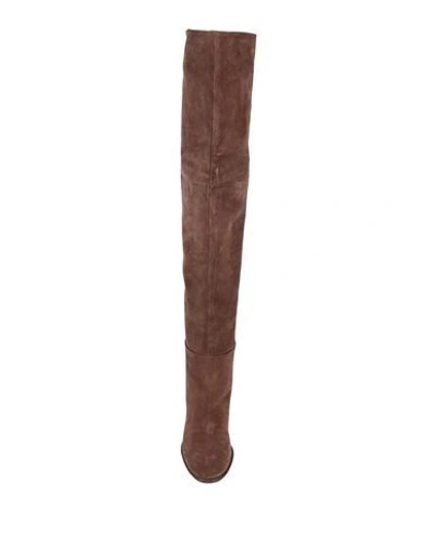 Shop Anna F. Knee Boots In Brown