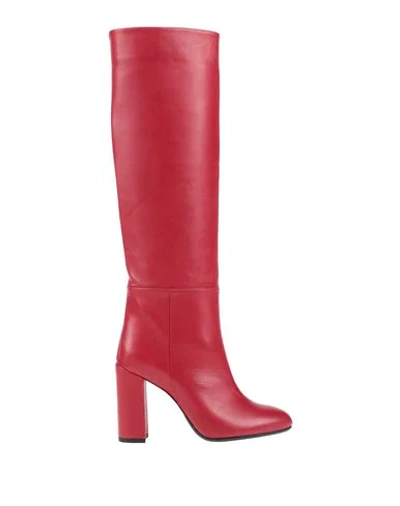 Shop Anna F. Boots In Red