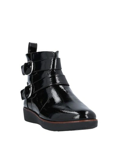 Shop Fitflop Ankle Boots In Black