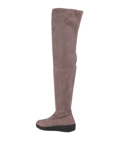 Fitflop Knee Boots In Grey