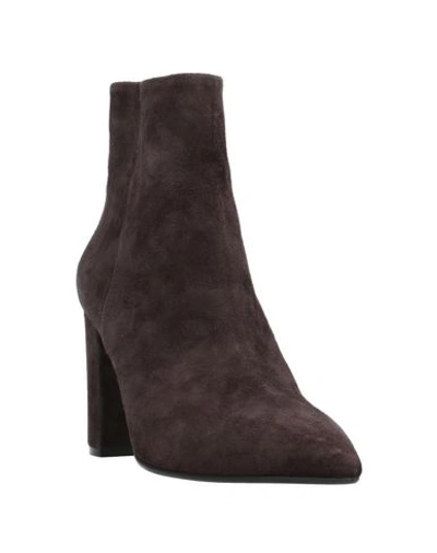 Shop The Seller Ankle Boots In Dark Brown