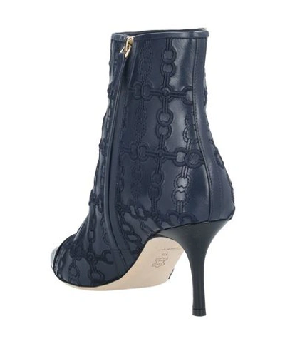 Shop Tory Burch Ankle Boots In Dark Blue