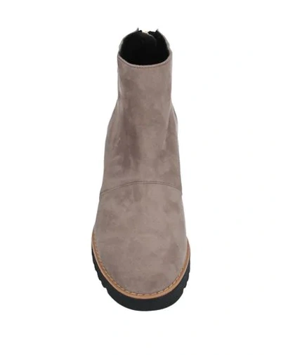 Hogan Ankle Boots In Grey