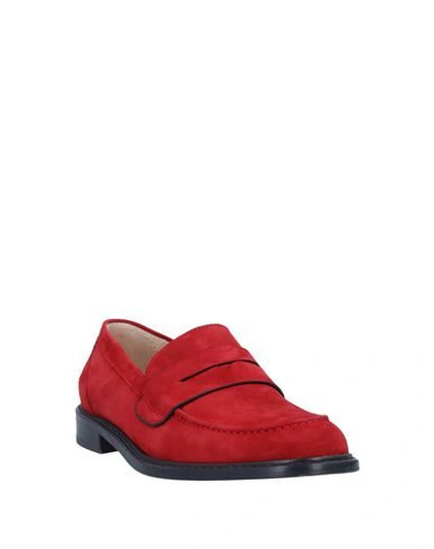 Shop Stuart Weitzman Loafers In Red