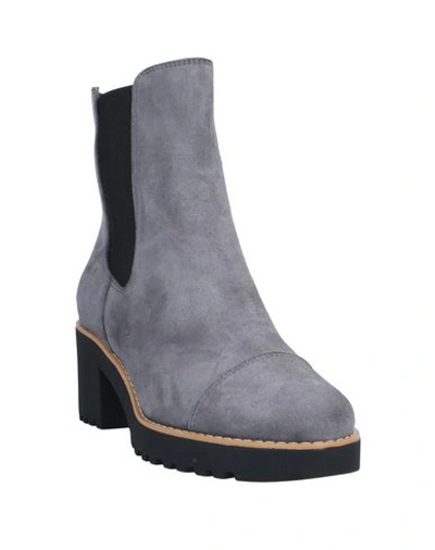 Hogan Ankle Boots In Grey