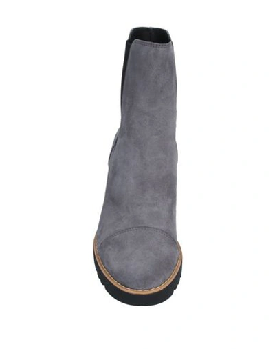 Hogan Ankle Boots In Grey
