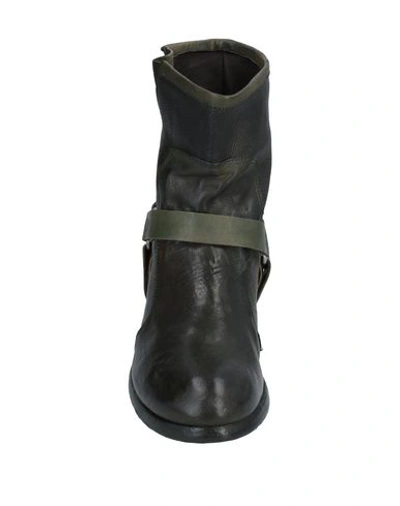 Shop Le Ruemarcel Ankle Boots In Dark Green
