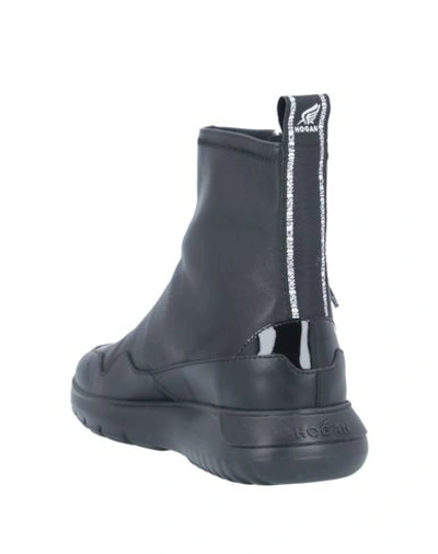 Hogan Ankle Boots In Black