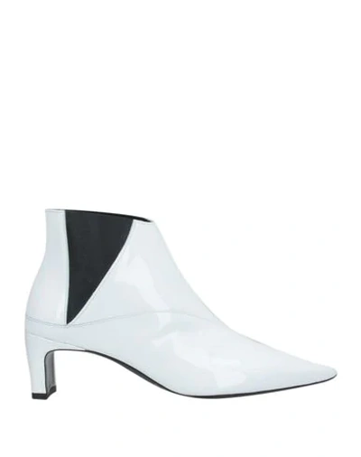 Shop Mcq By Alexander Mcqueen Ankle Boots In White